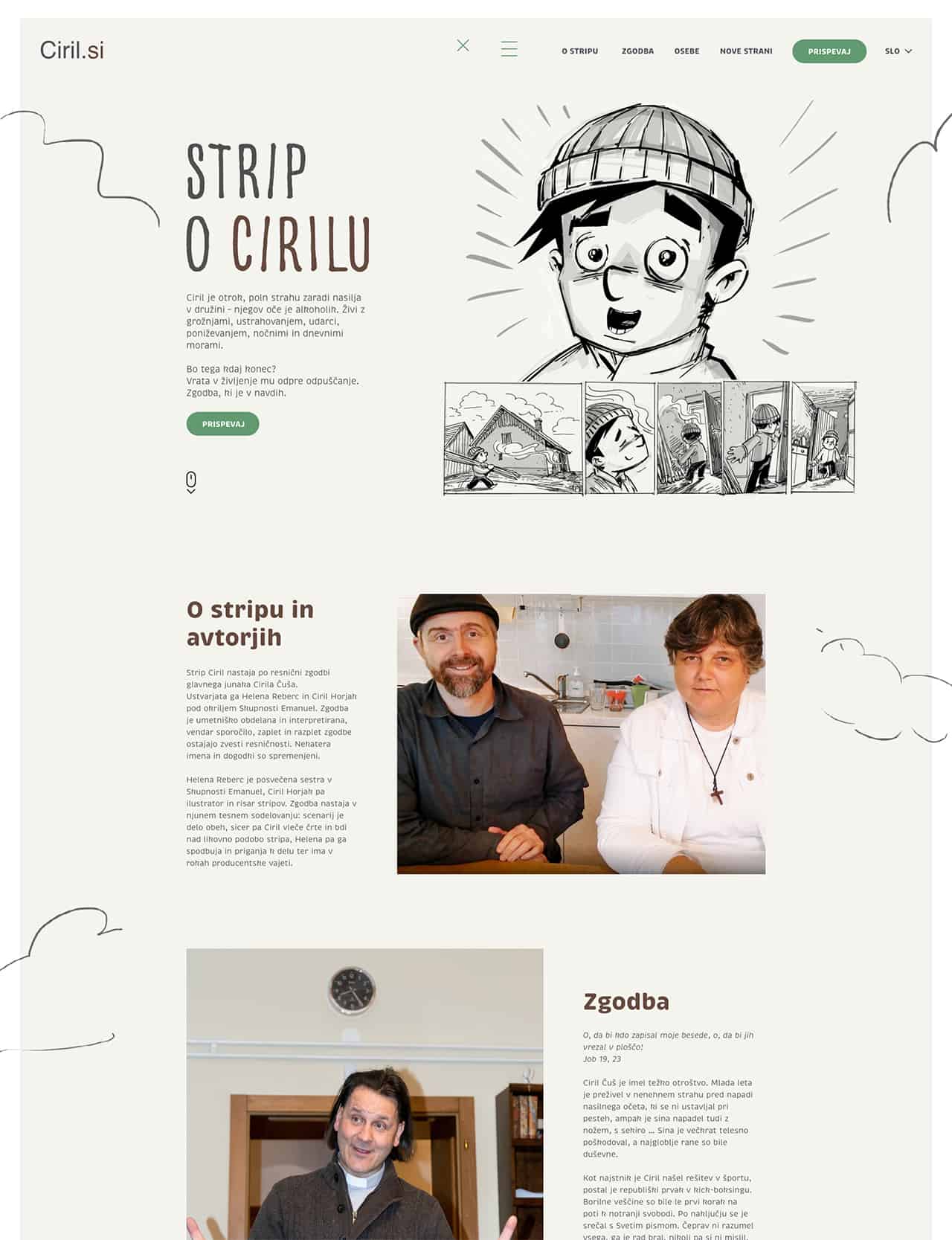 Ciril.si website design